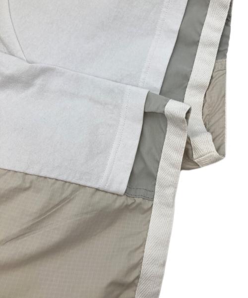 sacai（サカイ）sacai (サカイ) 22SS ファブリックコンボTシャツ ホワイト サイズ:2の古着・服飾アイテム