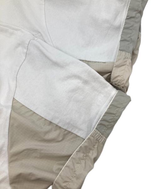 sacai（サカイ）sacai (サカイ) 22SS ファブリックコンボTシャツ ホワイト サイズ:2の古着・服飾アイテム