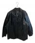 DIALOGUE（ダイアローグ﻿）の古着「クロックレザーコート」｜ブラック