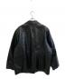 DIALOGUE (ダイアローグ﻿) クロックレザーコート ブラック サイズ:３X：7000円