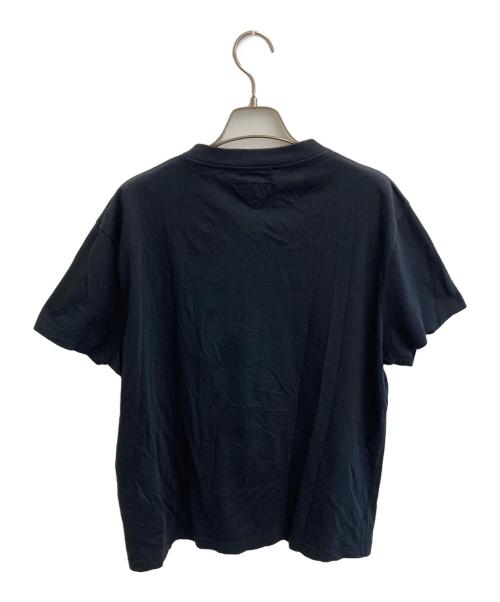PRADA（プラダ）PRADA (プラダ) VネックTシャツ ブラック サイズ:XLの古着・服飾アイテム