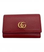 GUCCIグッチ）の古着「キーケース/GGマーモント」｜レッド