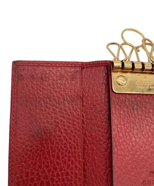 GUCCI（グッチ）GUCCI (グッチ) キーケース/GGマーモント レッドの古着・服飾アイテム
