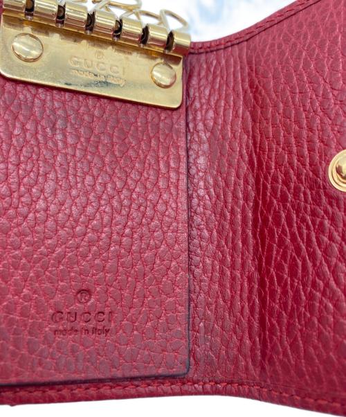 GUCCI（グッチ）GUCCI (グッチ) キーケース/GGマーモント レッドの古着・服飾アイテム
