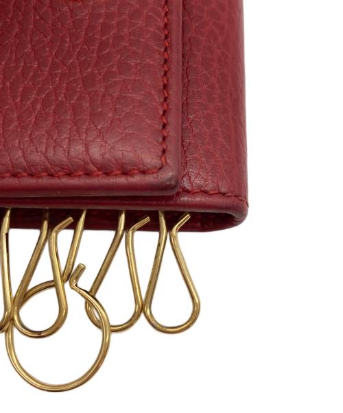 GUCCI（グッチ）GUCCI (グッチ) キーケース/GGマーモント レッドの古着・服飾アイテム