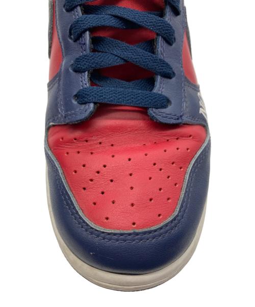 NIKE（ナイキ）NIKE (ナイキ) SUPREME (シュプリーム) SB Dunk High By Any Means レッド×ネイビー サイズ:27.5の古着・服飾アイテム