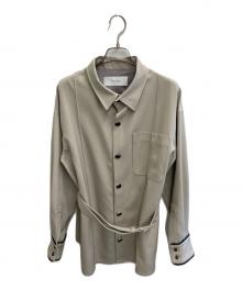 MURRAL（ミューラル）の古着「ベルト付シャツ」｜ベージュ