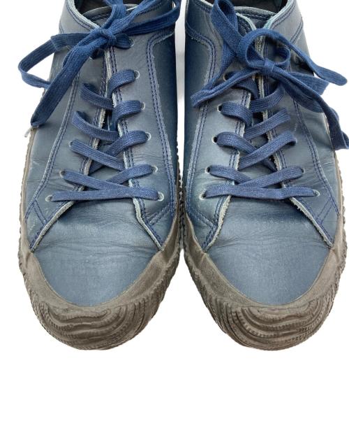 SPINGLE Biz（スピングルビズ）SPINGLE Biz (スピングルビズ) レザースニーカー ネイビー サイズ:Ｍの古着・服飾アイテム