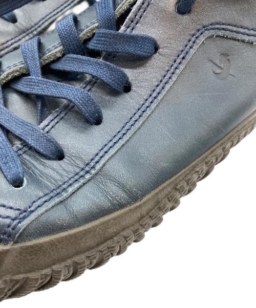 SPINGLE Biz（スピングルビズ）SPINGLE Biz (スピングルビズ) レザースニーカー ネイビー サイズ:Ｍの古着・服飾アイテム