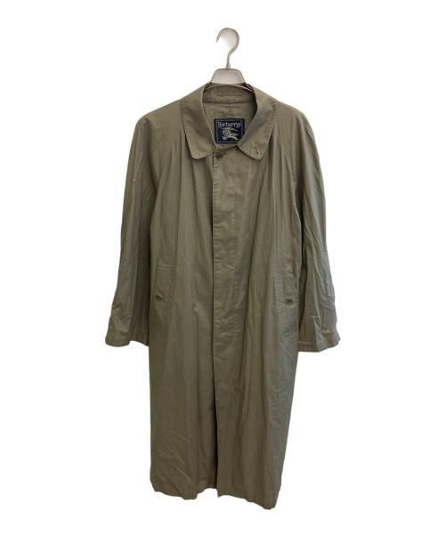 Burberry's（バーバリーズ）Burberry's (バーバリーズ) ステンカラーコート オリーブ サイズ:FREEの古着・服飾アイテム
