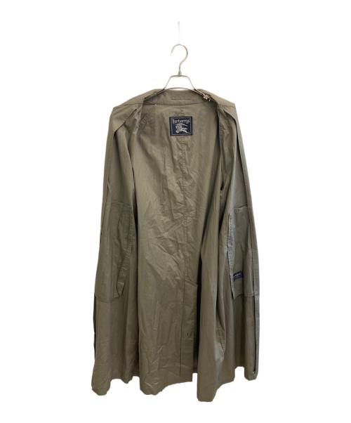 Burberry's（バーバリーズ）Burberry's (バーバリーズ) ステンカラーコート オリーブ サイズ:FREEの古着・服飾アイテム