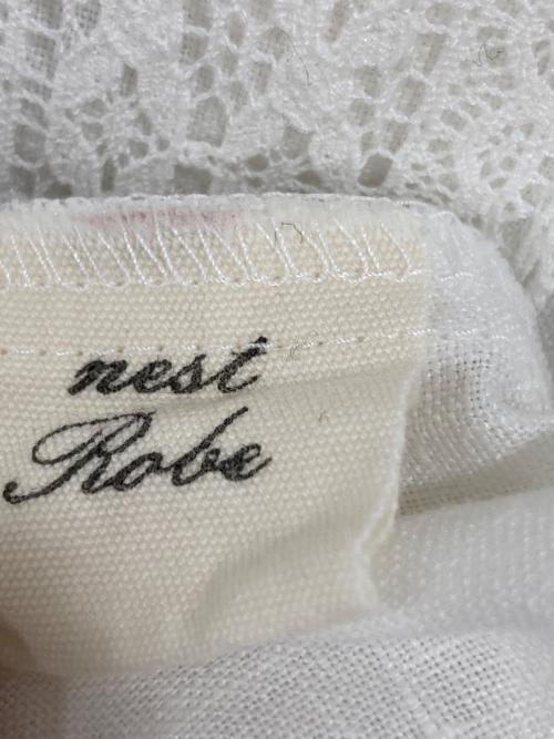 nest Robe（ネストローブ）nest Robe (ネストローブ) ワンピース ホワイト サイズ:Freeの古着・服飾アイテム
