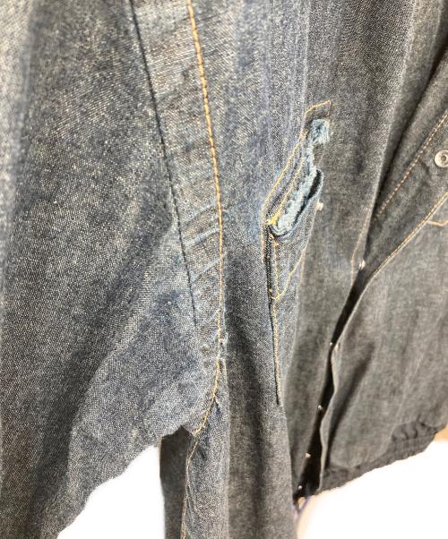 sacai（サカイ）sacai (サカイ) デニムウエスタンシャツ インディゴ サイズ:2の古着・服飾アイテム