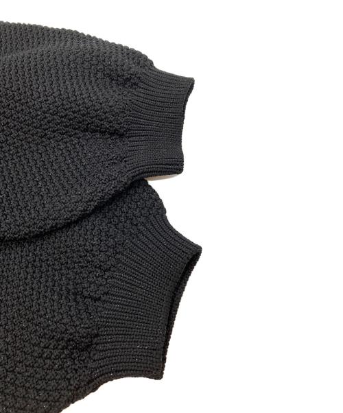 Audie a Muses（オーディア ミューズ）Audie a Muses (オーディア ミューズ) パール付きジップアップカーディガン ブラック サイズ:38の古着・服飾アイテム