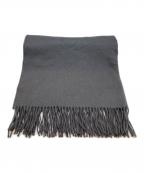 JOHNSTONS OF ELGINジョンストンズオブエルガン）の古着「カシミヤストール」｜グレー