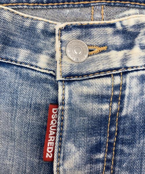 DSQUARED2（ディースクエアード）DSQUARED2 (ディースクエアード) Tidy Biker Jean インディゴ サイズ:42の古着・服飾アイテム