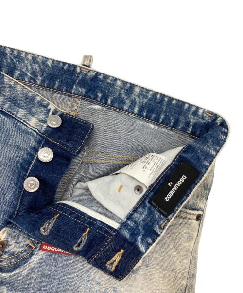 DSQUARED2（ディースクエアード）DSQUARED2 (ディースクエアード) Tidy Biker Jean インディゴ サイズ:42の古着・服飾アイテム