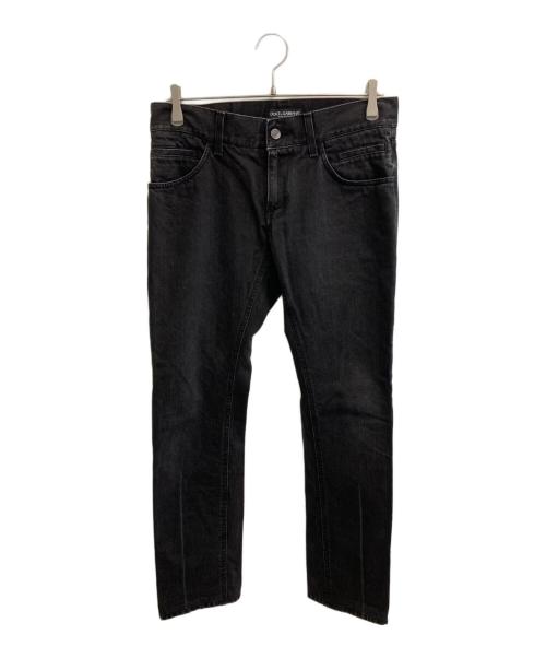 DOLCE & GABBANA（ドルチェ＆ガッバーナ）DOLCE & GABBANA (ドルチェ＆ガッバーナ) デニムパンツ ブラック サイズ:46の古着・服飾アイテム