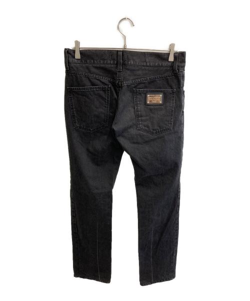 DOLCE & GABBANA（ドルチェ＆ガッバーナ）DOLCE & GABBANA (ドルチェ＆ガッバーナ) デニムパンツ ブラック サイズ:46の古着・服飾アイテム