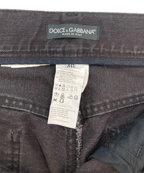 DOLCE & GABBANA（ドルチェ＆ガッバーナ）DOLCE & GABBANA (ドルチェ＆ガッバーナ) デニムパンツ ブラック サイズ:46の古着・服飾アイテム