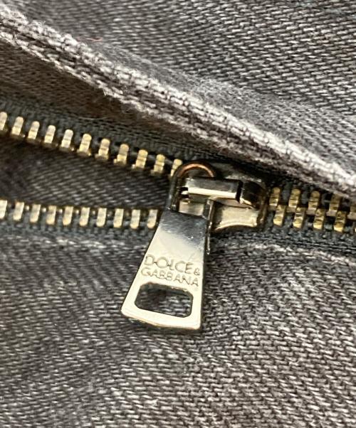 DOLCE & GABBANA（ドルチェ＆ガッバーナ）DOLCE & GABBANA (ドルチェ＆ガッバーナ) デニムパンツ ブラック サイズ:46の古着・服飾アイテム