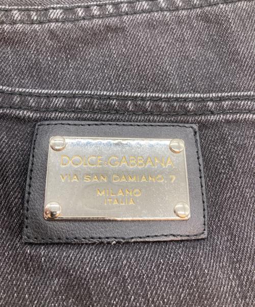 DOLCE & GABBANA（ドルチェ＆ガッバーナ）DOLCE & GABBANA (ドルチェ＆ガッバーナ) デニムパンツ ブラック サイズ:46の古着・服飾アイテム
