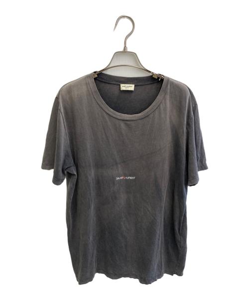 Saint Laurent Paris（サンローランパリ）Saint Laurent Paris (サンローランパリ) ロゴTシャツ グレー サイズ:Mの古着・服飾アイテム