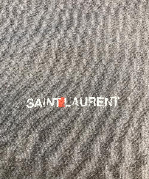 Saint Laurent Paris（サンローランパリ）Saint Laurent Paris (サンローランパリ) ロゴTシャツ グレー サイズ:Mの古着・服飾アイテム