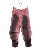 Y. PROJECTワイプロジェクト）の古着「ドレープデニム」｜ピンク