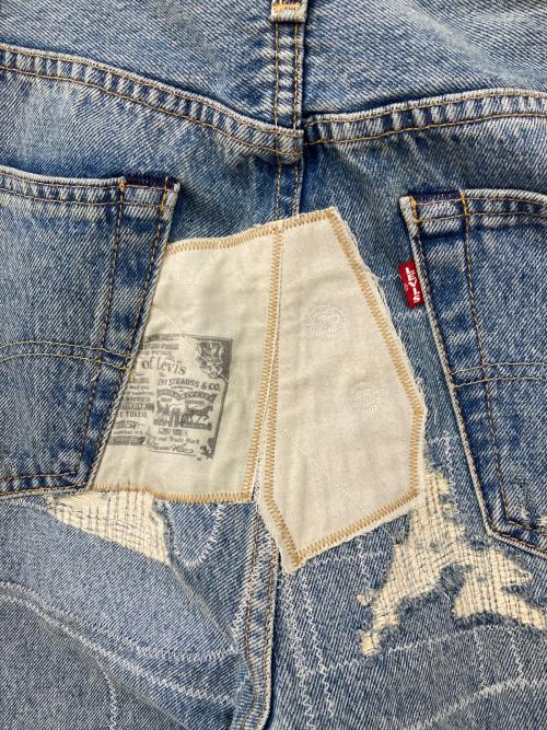 LEVI'S（リーバイス）LEVI'S (リーバイス) 501 リペア加工デニムパンツ インディゴ サイズ:W34の古着・服飾アイテム