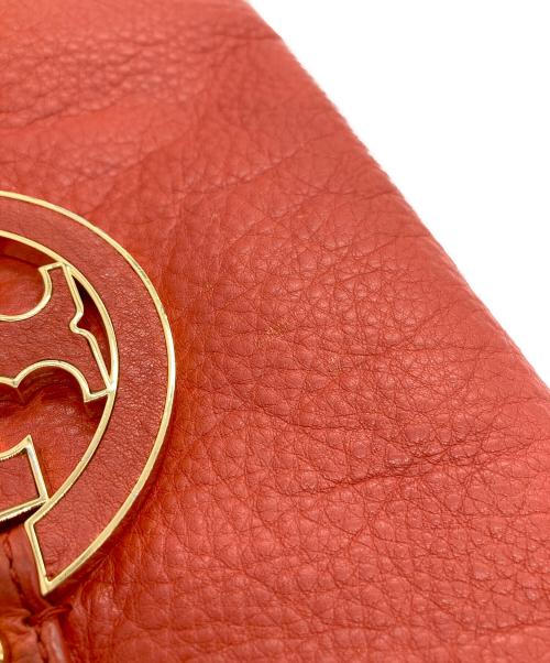 TORY BURCH（トリーバーチ）TORY BURCH (トリーバーチ) レザーショルダーバッグ レッドの古着・服飾アイテム