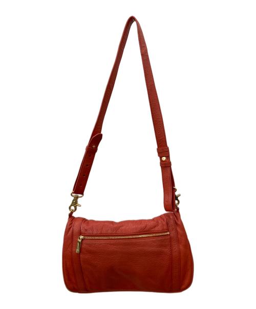 TORY BURCH（トリーバーチ）TORY BURCH (トリーバーチ) レザーショルダーバッグ レッドの古着・服飾アイテム