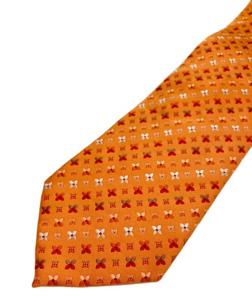 LOUIS VUITTON（ルイ ヴィトン）LOUIS VUITTON (ルイ ヴィトン) シルクネクタイ オレンジ サイズ:Freeの古着・服飾アイテム