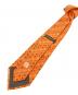 LOUIS VUITTON (ルイ ヴィトン) シルクネクタイ オレンジ サイズ:Free：8000円