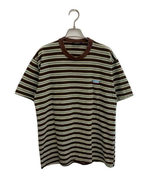 X-LARGE（エクストララージ）X-LARGE (エクストララージ) 90s ボーダーTシャツ マルチカラー サイズ:Lの古着・服飾アイテム