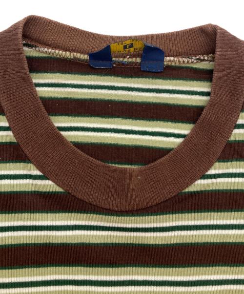 X-LARGE（エクストララージ）X-LARGE (エクストララージ) 90s ボーダーTシャツ マルチカラー サイズ:Lの古着・服飾アイテム