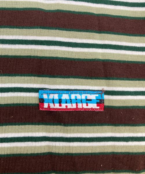 X-LARGE（エクストララージ）X-LARGE (エクストララージ) 90s ボーダーTシャツ マルチカラー サイズ:Lの古着・服飾アイテム