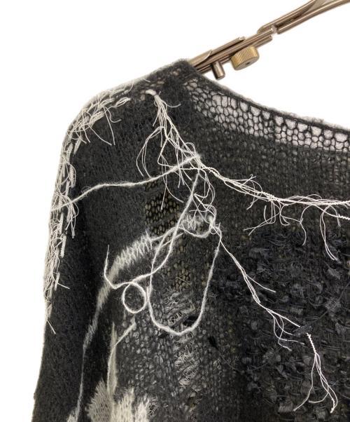 rurumu（ルルムウ）rurumu (ルルムウ) motif JQ mohair PO-short ブラック サイズ:freeの古着・服飾アイテム