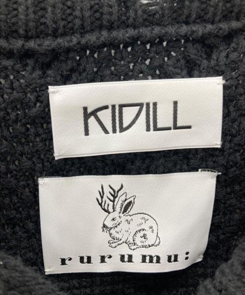 KIDILL（キディル）KIDILL (キディル) rurumu (ルルムウ) DESTROYED PULLOVER KNIT ブラック サイズ:Freeの古着・服飾アイテム