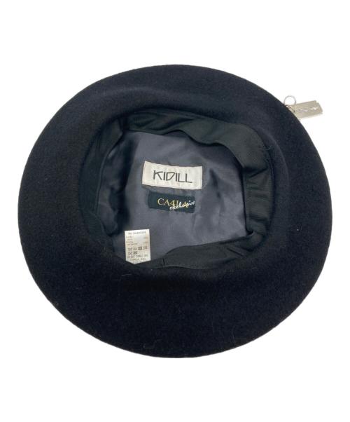 KIDILL（キディル）KIDILL (キディル) CA4LA (カシラ) ベレー帽 ブラックの古着・服飾アイテム