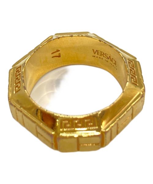 VERSACE（ヴェルサーチェ）VERSACE (ヴェルサーチェ) リング ゴールド サイズ:17号の古着・服飾アイテム