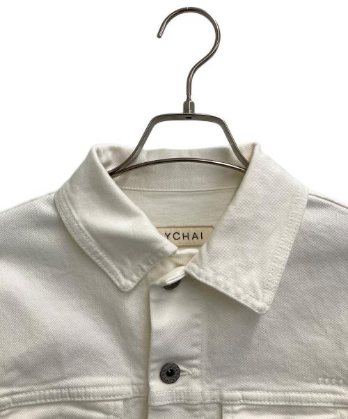 YCHAI（イカイ）YCHAI (イカイ) デニムジャケット ホワイト サイズ:-の古着・服飾アイテム