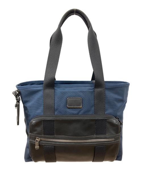 TUMI（トゥミ）TUMI (トゥミ) ALPHA BRAVO イースト ウエストトートバッグ/ビジネスバッグ ネイビー×ブラックの古着・服飾アイテム
