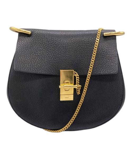 Chloe（クロエ）Chloe (クロエ) DREW チェーンショルダーバッグ ブラックの古着・服飾アイテム