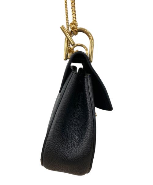 Chloe（クロエ）Chloe (クロエ) DREW チェーンショルダーバッグ ブラックの古着・服飾アイテム