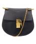Chloe（クロエ）の古着「DREW チェーンショルダーバッグ」｜ブラック