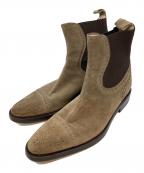 DOLCE & GABBANAドルチェ＆ガッバーナ）の古着「スウェードサイドゴアブーツ」｜ベージュ