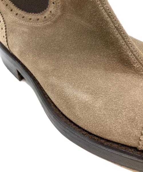 DOLCE & GABBANA（ドルチェ＆ガッバーナ）DOLCE & GABBANA (ドルチェ＆ガッバーナ) スウェードサイドゴアブーツ ベージュ サイズ:5 1/2の古着・服飾アイテム