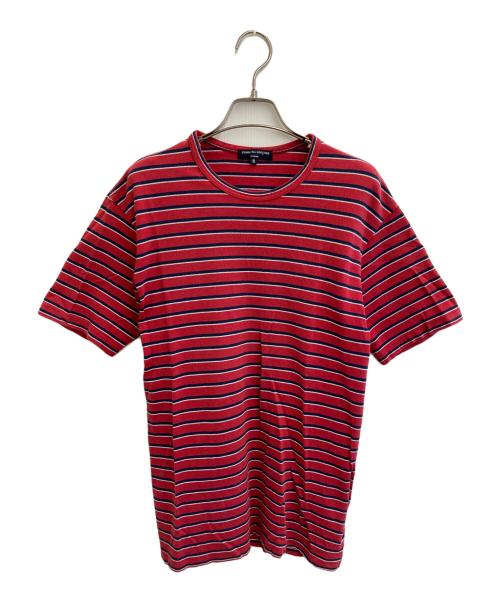 COMME des GARCONS HOMME（コムデギャルソン オム）COMME des GARCONS HOMME (コムデギャルソン オム) ボーダーTシャツ レッド×ネイビー サイズ:Ｓの古着・服飾アイテム