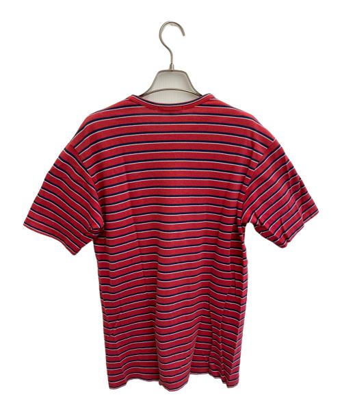COMME des GARCONS HOMME（コムデギャルソン オム）COMME des GARCONS HOMME (コムデギャルソン オム) ボーダーTシャツ レッド×ネイビー サイズ:Ｓの古着・服飾アイテム
